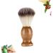 Fomiyes Men's Shaving Brush - Premium Wooden Beard & Hair Brush for Smooth Grooming - Buy Online on GoSupps.com