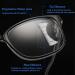 Zukky Flashing Lights Progressive Multifocal Reading Glasses for Women | Black Red Square Large Lens | 2.5x Magnification - Buy Online on GoSupps.com