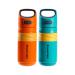 Tommee Tippee Superstar Insulated Flip Top Sportee Straw Cup 18m+ 11oz 2 Pack | Leak and Shake Proof Anti-Microbial Spout Blue & Orange