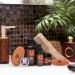 Blackbeard's Ultimate Beard Care Set - Benzoe-Orange Fragrance | Oil Balm Soap Brush Comb & Shears | Perfect Gift for Beards - Buy Online on GoSupps.com