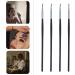 LALAFINA 8 Pcs Fine Eyeliner Brush Makeup Eyeliner Applicator Brush Eye Brush Travel Make up 18X0.4X0.4CMx2pcs Blackx2pcs - Buy Online on GoSupps.com