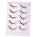 5 Pairs diamond eyelashes christmas lashes false eyelashes with diamond spiky lashes diamond false fake eyelash for women lash extensions asian lashes cosmetic girl fiber Miss