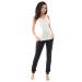 Purpless Maternity Pregnancy Over Bump Support Joggers Comfortable Trousers for Pregnant Women 1307 18 Black