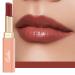 Oulac 2 in1 lipstick and lip balm juicy and shiny lip care lipstick smooth and hydrated lips shiny finish for dry cracked and brittle lips vegan (02) Plummy terracotta (02)
