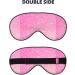 Breast Cancer Awareness Sleep Mask | Pink Ribbons Double-Sided Eye Mask - Soft Adjustable & Perfect for Sleep | Reduce Eye Edema - Buy Online on GoSupps.com