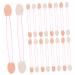 SOESFOUFU 1 Set Eye Shadow Brush Dual Sides Eye Shadow Eyebrow Brush Eye Makeup Sponges Plastic