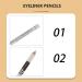 Healvian Natural Effect Eyeliner Pencils 12 Pieces White Highlighter Makeup Pens And Safe For - Buy Online on GoSupps.com