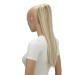 CAISHA22" Hairpiece Ponytail Extension Heat-Resistant Synthetic Fiber Straigth Blond Mix PH515 blond mix #26H513 PH515