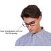 DS. DISTINCTIVE STYLE Eyeglass Metal Frame End Tips 6 Pairs Silicone Ear Sock Pieces Tubes Anti-slip Replacement Glasses Ear Cushion for Thin Metal Eyeglass Legs - Black - Buy Online on GoSupps.com