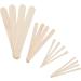 Mylee Assorted Disposable Wooden Waxing Spatulas Pack of 200 Smooth & Natural Wooden Sticks 4 Sizes for Precision Hair Removal Soft or Hard Wax Applicator for Body Face Eyebrow Legs Bikini - Buy Online on GoSupps.com
