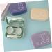 Homsfou 4-Piece Contact Lens Case Set | Sweet Travel Container with Mirror | Waterproof Contact Lens Carrying Bag - Buy Online on GoSupps.com