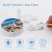 Portable Travel Contact Lens Case - Sand Snowman Beach Design | Ideal Contact Lens Storage Box - Buy Online on GoSupps.com
