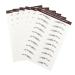 FOMIYES 12 Pcs Eyebrow Stickers 3d Stickers False Eyebrows Cosmetics Eyebrow Tool Miss Transfer Stickers