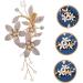 Didiseaon Bride Wedding Hairpin Rose Hair Clip Bride Accessories Flower Clip Bridesmaid Hair Accessories Gold Headpiece Bridal Hair Clip Wedding Headpiece Issue Card Temperament Rhinestone - Buy Online on GoSupps.com