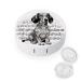 Contact Lens Case Dachshund Music Notes Print Plastic Contact Lens Case contact Lens Care Box ontact Lens Travel Box