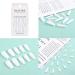Sethexy Shiny Ballerina Long False Nails - Monochrome White Acrylic Nail Tips for Women & Girls - 20 Complete Covers - Buy Online on GoSupps.com