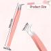 Lash Extension Nano Fiber Tip Tweezers - Professional Precision Pink Tweezers for Volume Lash Supplies - Buy Online on GoSupps.com