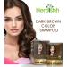 Herbishh Hair Color Shampoo for Gray Hair - Ammonia-Free Dye + Argan Mask - 10pack + 1pack - Travel Size - Long Lasting Dark Brown Color - Buy Online on GoSupps.com
