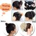 SEGO Curly Hairpiece Tie - Natural 45G Coffee Brown & Blonde Hair Bun Extension | Updo Hairband - Buy Online on GoSupps.com