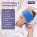 NEWGO Moist Heat Eye Mask Warm Heated Eye Mask for Dry Eyes Microwavable Weighted Eye Pillow with Lavender for Headache Migraine Puffy or Swollen Eyes Irritated and Yoga Relaxation (Blue) - Buy Online on GoSupps.com
