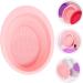 minkissy Makeup Brush Scrub Pad Cosmetics Brush Scrubber Brush Scrubber Pad Silicone Scrubbers Brush Cleaner Tool Makeup Brush Cleaning Mat Brush Cleaner Bow Portable Silica Gel Travel Bowl - Buy Online on GoSupps.com