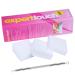Lint Free Nail Art Gel Polish Remover Cotton Pads (975 Pieces) + Cuticle Double Head Pusher Tool - Tbestmax - Buy Online on GoSupps.com