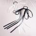 Dervivea Vintage Black Ribbon Bow Hair Ties Rope Silk Satin Bow Hair Rope Long Ribbon Bow Hair Scrunchies Bowknot Ponytail Holder Hair Tie Elastic Hair Tie Decorative Hair Accessories for Women - Buy Online on GoSupps.com