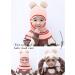 Crazy Bean Kids 3-in-1 Winter Hat and Scarf Set | Windproof Toddler Beanie | One Size Beige - Buy Online on GoSupps.com