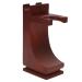 Psytfei wood brush rasier tap stand red shaving stand with a non-slip base for practical razors and brush storage men's razor accessories