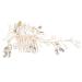 minkissy Pearl Hair Comb Hair Jewels Girls Barrettes for Hair Bridal Girls Tiara Prom Hair Accessories Hair Clips for Girls Rhinestone Hair Comb Bride Headband Crystal Wedding