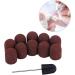 BOROCO 10-Piece Nail Drill Block Grinding Cap Set - Special Head Polisher & Sanding Tools for Manicure & Pedicure (13x19cm) - International Shipping Available - Buy Online on GoSupps.com