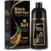 WEST CITY Instant Black Hair Shampoo 3in1 Black Hair Dye Natural Hair Color Shampoo 100 Gray Hair Coverage Hair Dye Shampoo for Men and Women Black - Buy Online on GoSupps.com