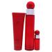 Perry Ellis 360 Red Men 3.4oz EDT Spray 7.5ml EDT Mini Spray 3oz Shower Gel 3 Pc Gift Set - Buy Online on GoSupps.com