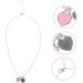 Yardenfun Double Heart Pendant Necklace Decor Necklaces A Necklace Fashion Plating Alloy - Buy Online on GoSupps.com
