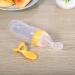 Baby Feeding Spoon - Silicone Squeeze Spoon for Rice Cereal Fruits & Purees | Portable 90ml Feeder for Infants & Toddlers (Yellow) - Buy Online on GoSupps.com