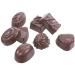 LALAFINA 8pcs Simulation Chocolate House Accessories for Home Realistic Chocolate Simulated Charms Candy Home Decor Fake Cookies Cupcake Desktop Decor Mini Pvc Child Chocolate Stick Taste 3.90X2.80X1.80CM 1