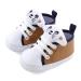 LACOFIA Baby Boys Sneakers Infant Anti-Slip Soft Sole 3D Animal First Walking Shoes 12-18 Months Khaki