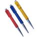 Mr Gadget Solutions 3pc Color Coded Nail Punch Set 1/32'' 1/16'' 3/32'' 1.5/2/3mm Bright & Panel Pins - Buy Online on GoSupps.com