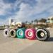 Bont Glow LED Quad Roller Skate Wheels - 62x35mm 83A - Pack of 4 (Metrocity) - Buy Online on GoSupps.com
