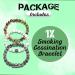 Gokame Smoking Cessation Bracelet Set | Anti-Anxiety & Positive Energy Bracelets for Men & Women | 8mm 3PCs Spiritual Quitting Companion - Buy Online on GoSupps.com