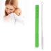 Textured Silicone Teething Tube - Safe & Flexible Teething Toy with Cleaning Brush - Green - Buy Online on GoSupps.com
