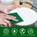 YoleShy 80 PCS Green Scouring Pads 4.5 x 6 Inch - Reusable Household Scrubbers for Dishes & Metal Grills - Buy Online on GoSupps.com