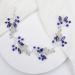 Fxmimior Blue Sapphire Rhinestone Headband | Bridal Hair Vine for Wedding Party - Buy Online on GoSupps.com