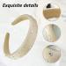 scicent Headbands for Girls 3 Pieces Glitter Padded Head Band Fashion Embellished Rhinestone Hairband for Women Fancy Retro Crystal Hair Bands for Prom Sparkle Diamond Head Hoops - 29821 - Buy Online on GoSupps.com