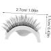 SOESFOUFU 1 Pair Women Extension Eyelashes Women Eye Decors Natural Looking False Lashes False Eyelashes Cute Lashes Fake Lashes Eye Accessories Extend Chemical Fiber 3d Dense - Buy Online on GoSupps.com