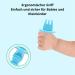 Buy BPA-Free Baby Esslern Cutlery Set | Soft Baby Spoon & Fork - Ergonomic & Dishwasher Safe Biting Toys (Blue) - Buy Online on GoSupps.com
