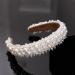 Pearl Headband for Women Girls Rhinestones Bridal Wedding Headpieces Wide Hairbands White Hair Hoop Hair Styling Accessories - Buy Online on GoSupps.com