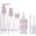 8 pieces of travel bottles set travel bottles and containers refillable small empty mini plastic pump/spray/spray bottles for cosmetics and travel toilet items with storage bags