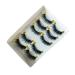 FRCOLOR Natural False Lashes 5 Pairs Thick False Eyelashes es False Lashes pestanas postizas naturales Cross False Eyelashes magnetic false eyelashes natural false cotton thread dense 3d