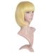 Buy MapofBeauty 12/30cm Natural Gold Short Straight BOB Wig for Women - International Shipping Available - Buy Online on GoSupps.com